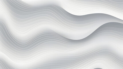 Wall Mural - Digital white and gray wavy curve abstract graphic poster web page PPT background