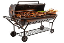 BBQ Grill On Transparent Background. AI