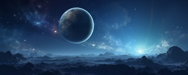 Wall Mural - space. orion nebula, h. stars, universe, flashes of light. dark clouds. the glow of space.ai generat