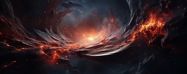 Wall Mural - space. orion nebula, black holes, explosion of planets and sun. stars, universe, flashes of light. f