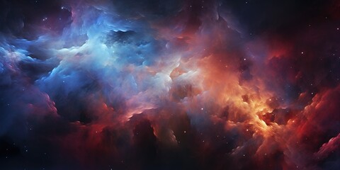 Wall Mural - colorful giant cloud of dust and gas in space, stary night nebula background wallpaper