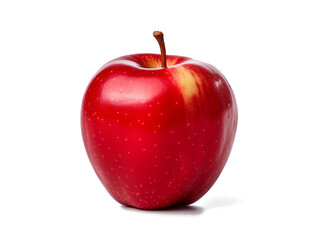 Wall Mural - red apple on transparent background for project decoration. Publications and websites