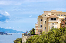 Castle And Sea View In Monaco