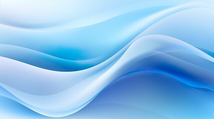 Wall Mural - light blue wavy background / blue radial gradient effect wallpaper art