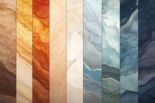 A Collage Of Different Natural Earth Textures Mixed In Beautiful Abstract Background