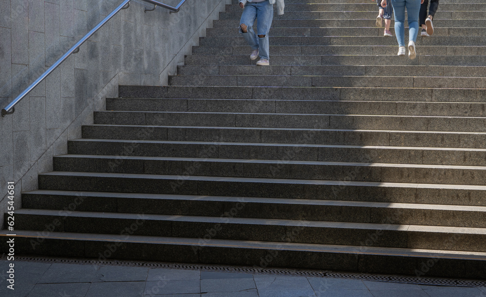 Concrete Steps Background, Beton Stairs, Urban Staircase, Cement ...