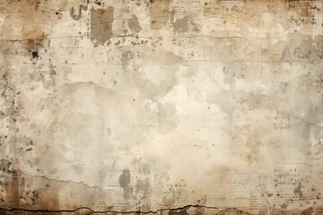 Newspaper paper grunge vintage old aged texture background