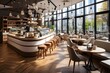 © CrioStudio - おしゃれなベーカリーカフェの店内　with generative ai