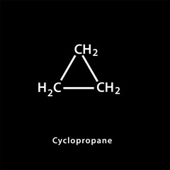 Wall Mural - Chemical structure formula flat style illustration