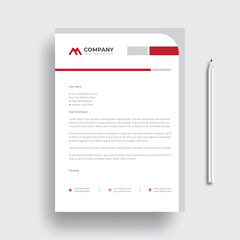 Wall Mural - modern creative & clean business style letterhead bundle of your corporate project design.set to pri