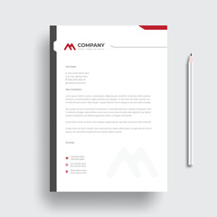 Wall Mural - modern creative & clean business style letterhead bundle of your corporate project design.set to pri