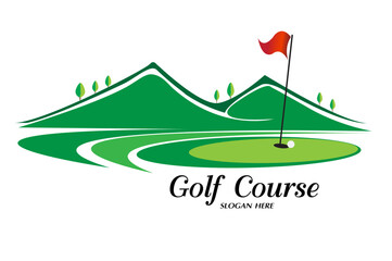 Poster - golf course logo