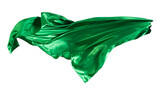 Fototapeta  - Green cloth flutters