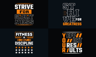 Wall Mural - best typography t shirt design for gym and fitness inspiration and motivation