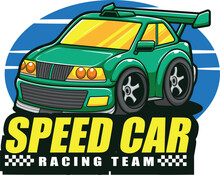 Vector Illustration Of Toy Cars Mascot Logo