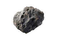 An Isolated Asteroid On A Transparent Background. Generative AI