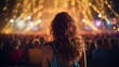 © Fred - woman dancing at concert festival