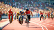 © Bipul Kumar - Thrilling Bicycle Race on Track with Generative AI