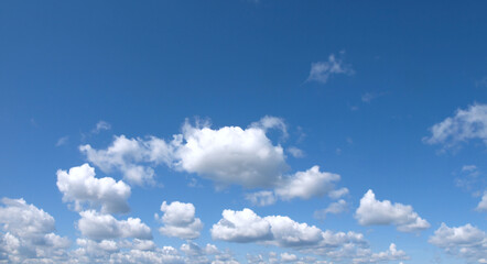 Blue sky with clouds