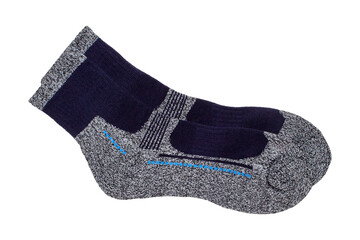 Wall Mural - Insulated socks on a white background.Sports elastic socks.Autumn warm socks with the addition of wool.