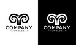 © joss - Abstract vector horns ram animal sheep logo, icon Aries, sign goat. Design template premium brand business, graphic badge company.