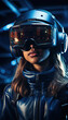 © JKLoma - female child using virtual reality headset