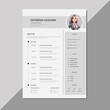© Safwan Creatives - Infographic Cv template.Classy employment interview minimalist sample simple applications resume creative vector illustration design.professional corporate company job modern cover curriculum vitae