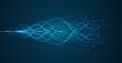 © natrot - Ai technology. Concept of artificial intelligence. Blue and dots lines. Digital, communication, science, networks