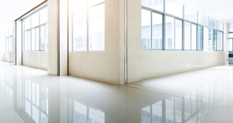 Canvas Print - Empty hospital corridor in China