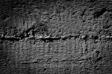 Wall Mural - Black and white stone grunge background wall texture