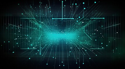 Abstract technology big data background created with Generative AI technology.