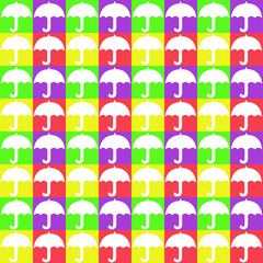 Seamless umbrella pattern