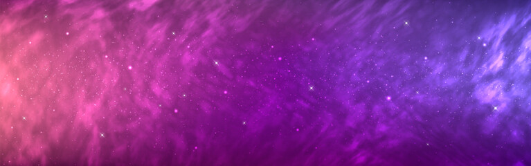Wall Mural - cosmos background. magic starry galaxy. wide milky way. beautiful outer space with nebula. colorful 