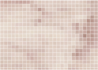 Wall Mural - vector abstract stylized mosaic pink tile background