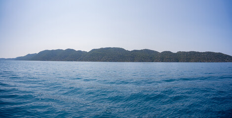 Sticker - Panoramic view of Kekova Island from Kekova Bay.