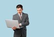© BillionPhotos.com - Smart business man use laptop computer