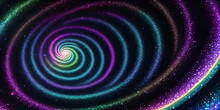 Abstract Spiral Galaxy Background