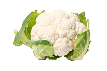 cauliflower isolated on white background