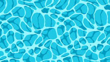 Seamless Vector Water Repeating Pattern Texture