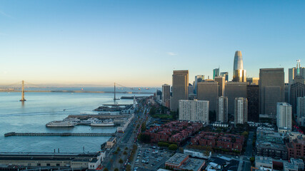 Wall Mural - Aerial Views of San Francisco, California