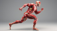 3d Rendered Illustration Of A Jogger Muscles