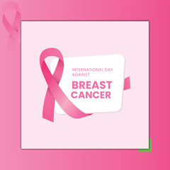 On October 19 the World Health Organization celebrates International Day against breast cancer