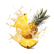 Pineapple Juice And Pineapple