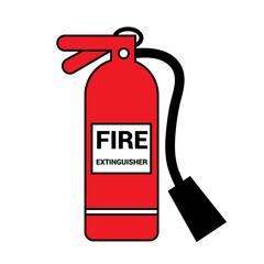 Wall Mural - Fire extinguisher icon vector. Firefighter illustration sign. help symbol.