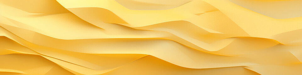 long golden lines on white smooth abstract silk background.  Generative AI