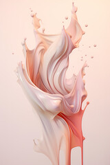 Wall Mural - Abstract background with colorful liquid fluid splash