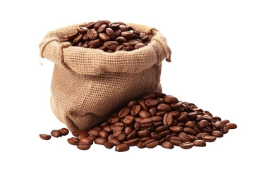 Coffee beans in the sack 