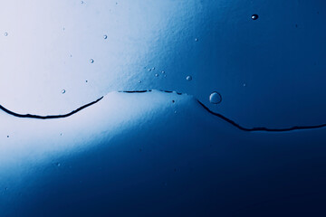 Wall Mural - water surface, blue minimal background