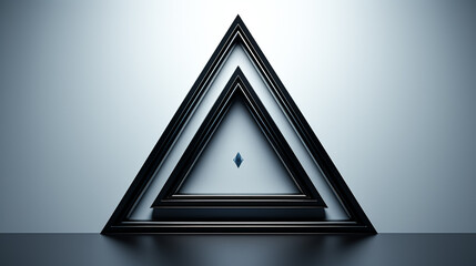 Wall Mural - triangle background