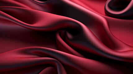 red satin background HD 8K wallpaper Stock Photographic Image
